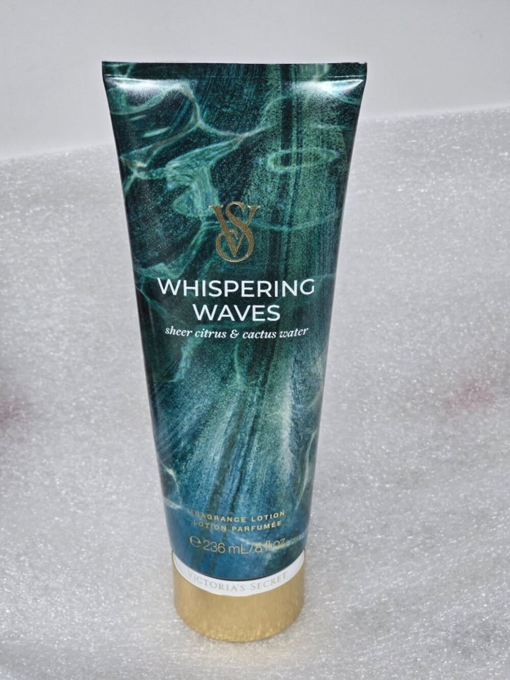 Victoria's Secret Whispering Waves Fragrance Lotion Sheer Citrus & Cactus Water
